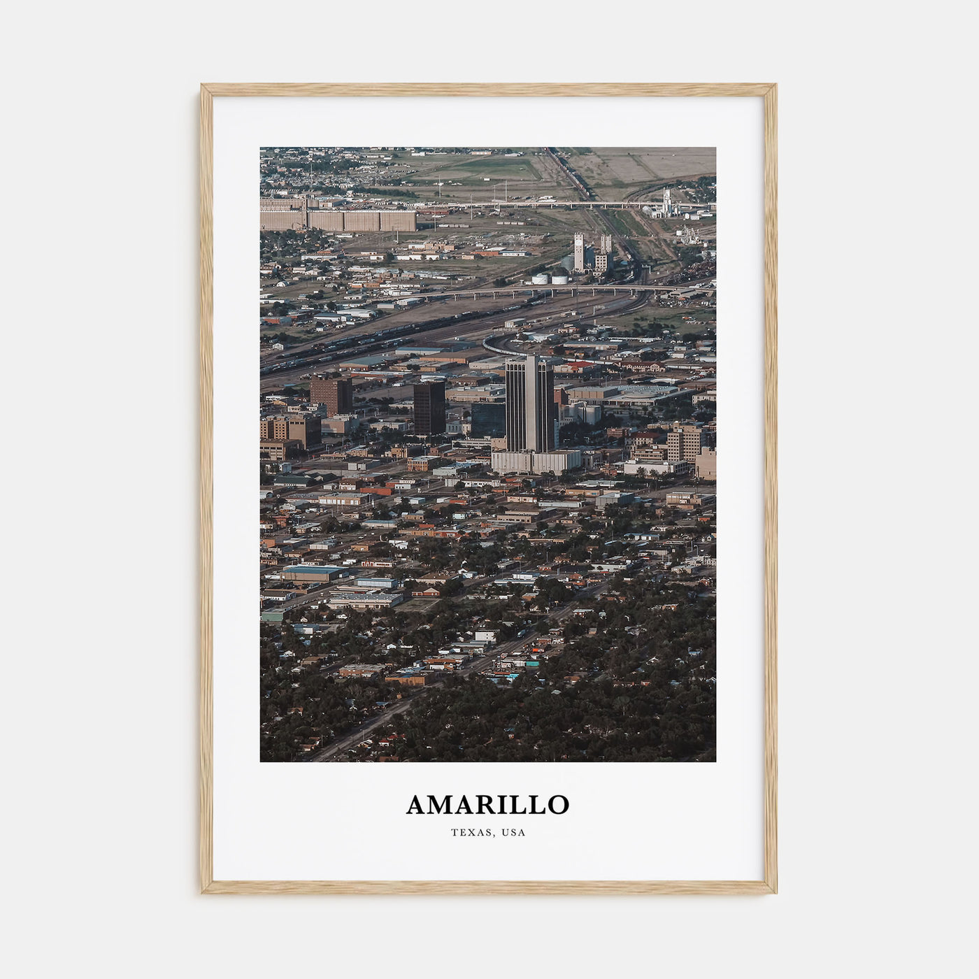 Amarillo Portrait Color Poster