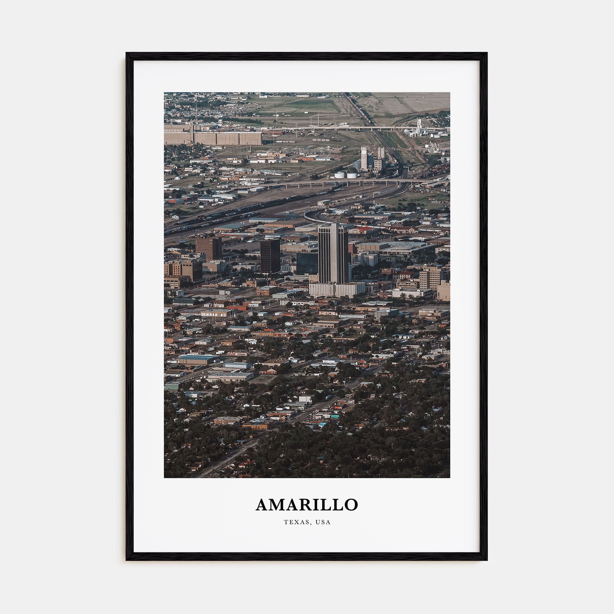 Amarillo Portrait Color Poster