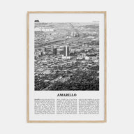 Amarillo Travel B&W Poster