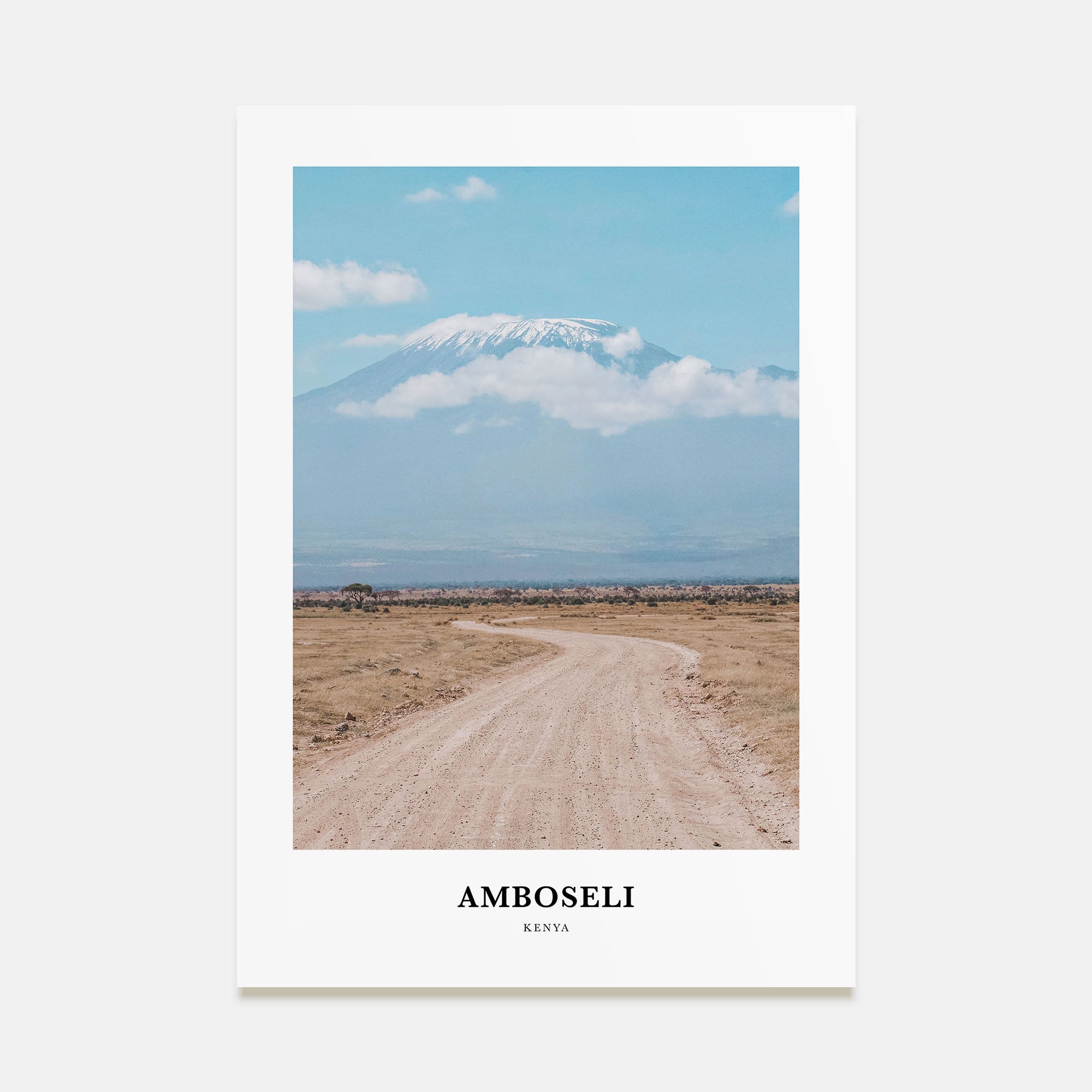 Amboseli Portrait Color Poster