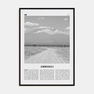 Amboseli Travel B&W Poster