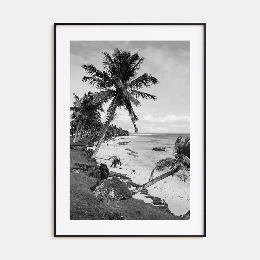 American Samoa Photo B&W Poster