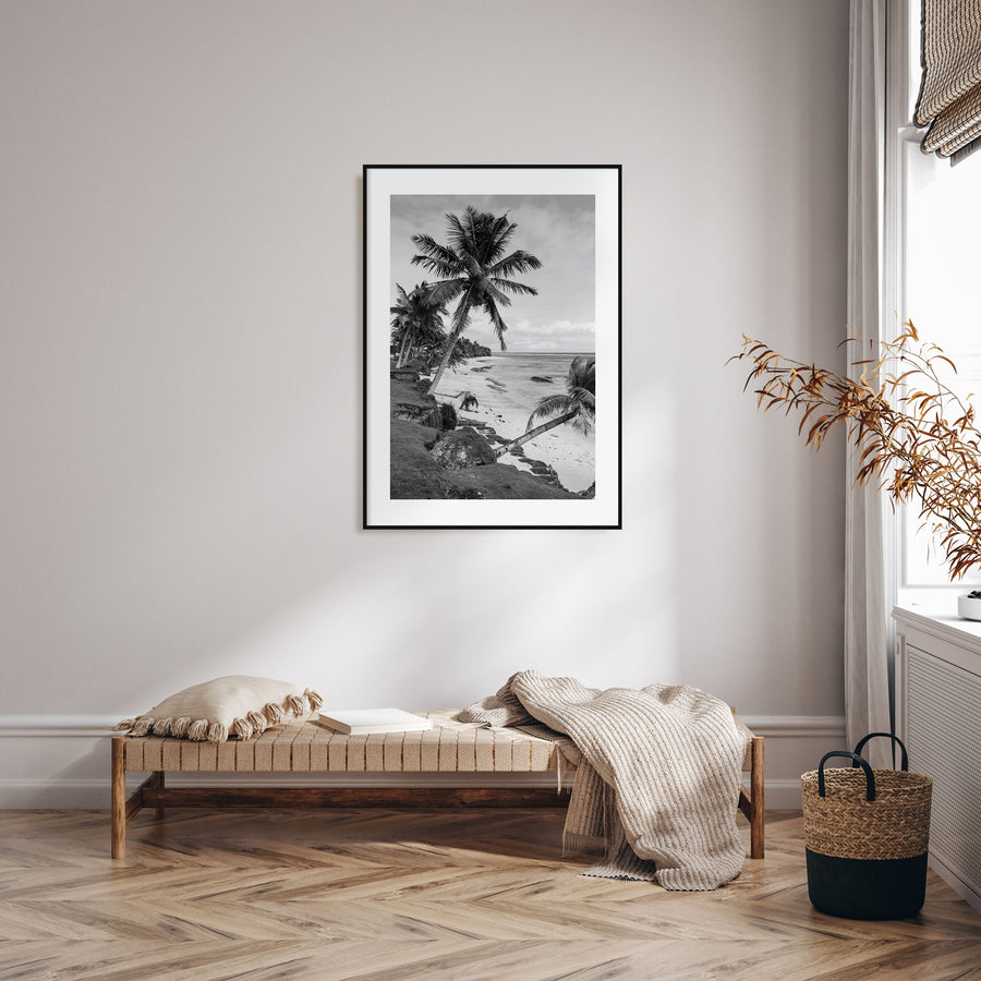 American Samoa Photo B&W Poster