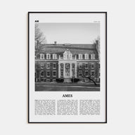 Ames Travel B&W Poster