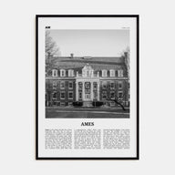 Ames Travel B&W Poster