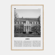 Ames Travel B&W Poster
