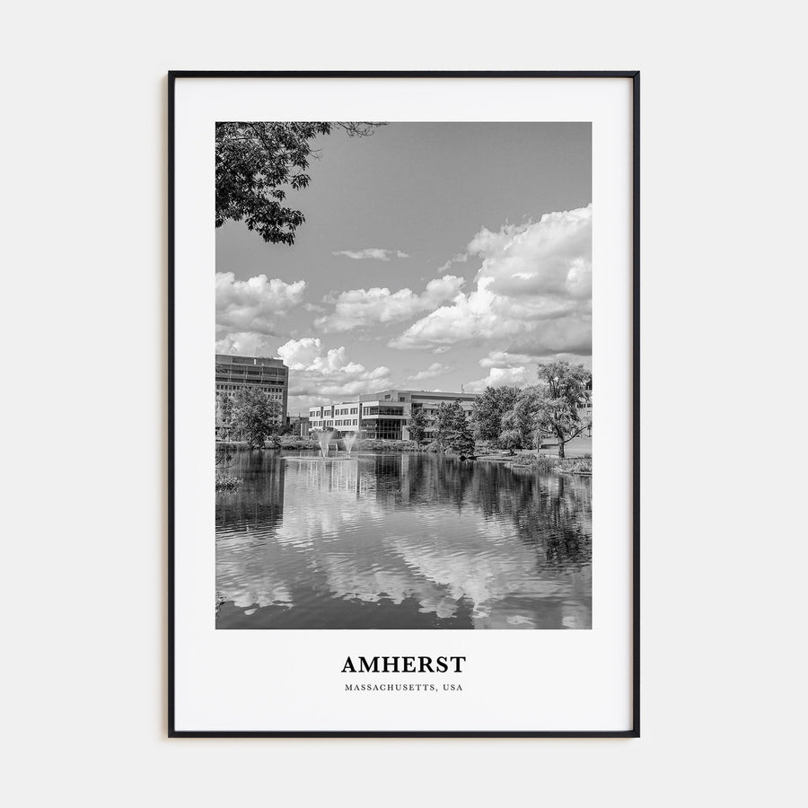 Amherst Portrait B&W Poster