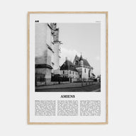 Amiens Travel B&W Poster