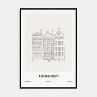 Amsterdam Drawn No 2 Poster