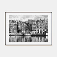 Amsterdam Landscape B&W No 2 Poster