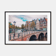 Amsterdam Landscape Color Poster