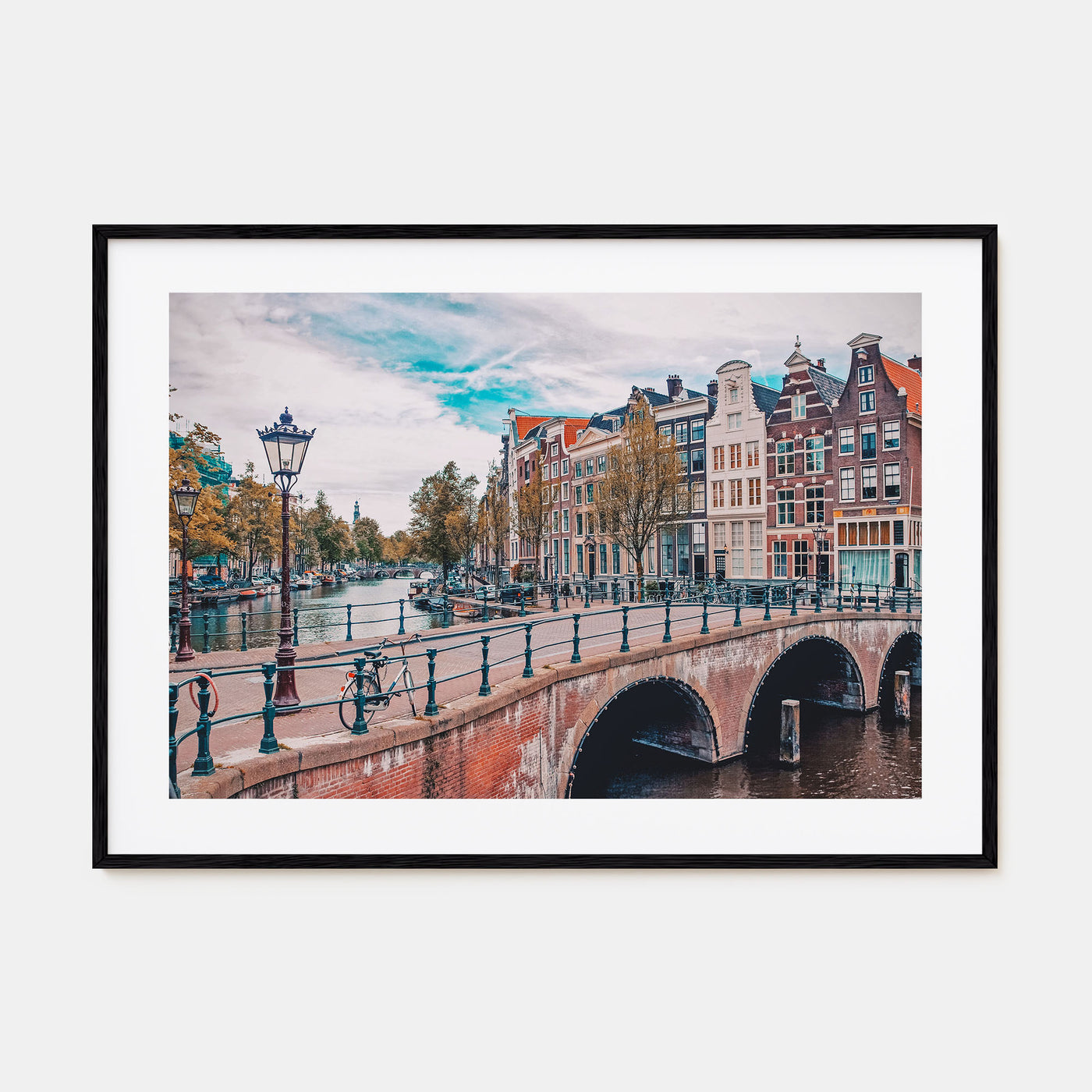 Amsterdam Landscape Color Poster