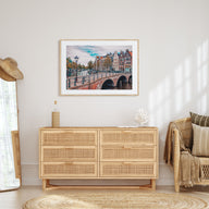 Amsterdam Landscape Color Poster