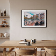 Amsterdam Landscape Color Poster