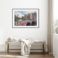 Amsterdam Landscape Color Poster
