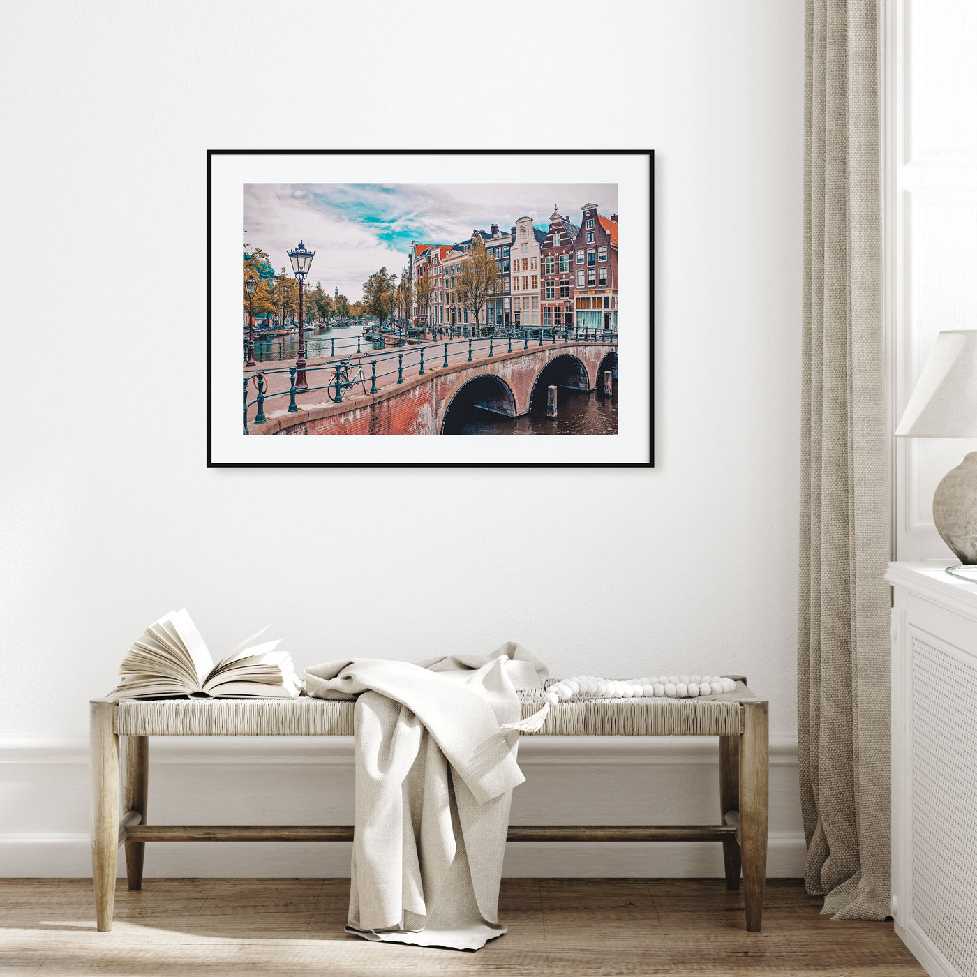 Amsterdam Landscape Color Poster