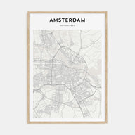 Amsterdam Map Portrait Poster