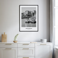 Amsterdam Portrait B&W No 1 Poster