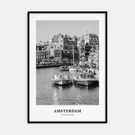 Amsterdam Portrait B&W No 1 Poster