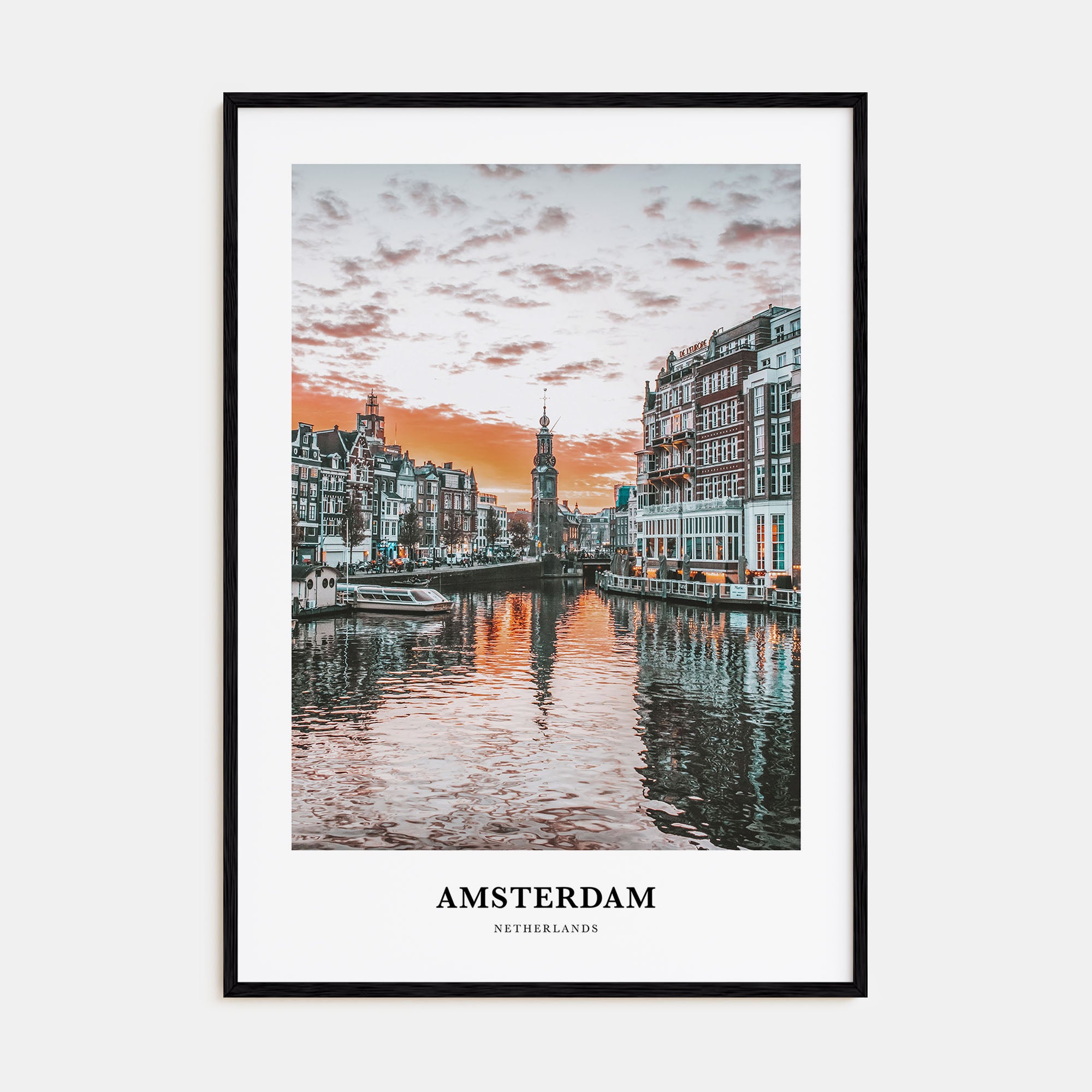 Amsterdam Portrait Color Poster