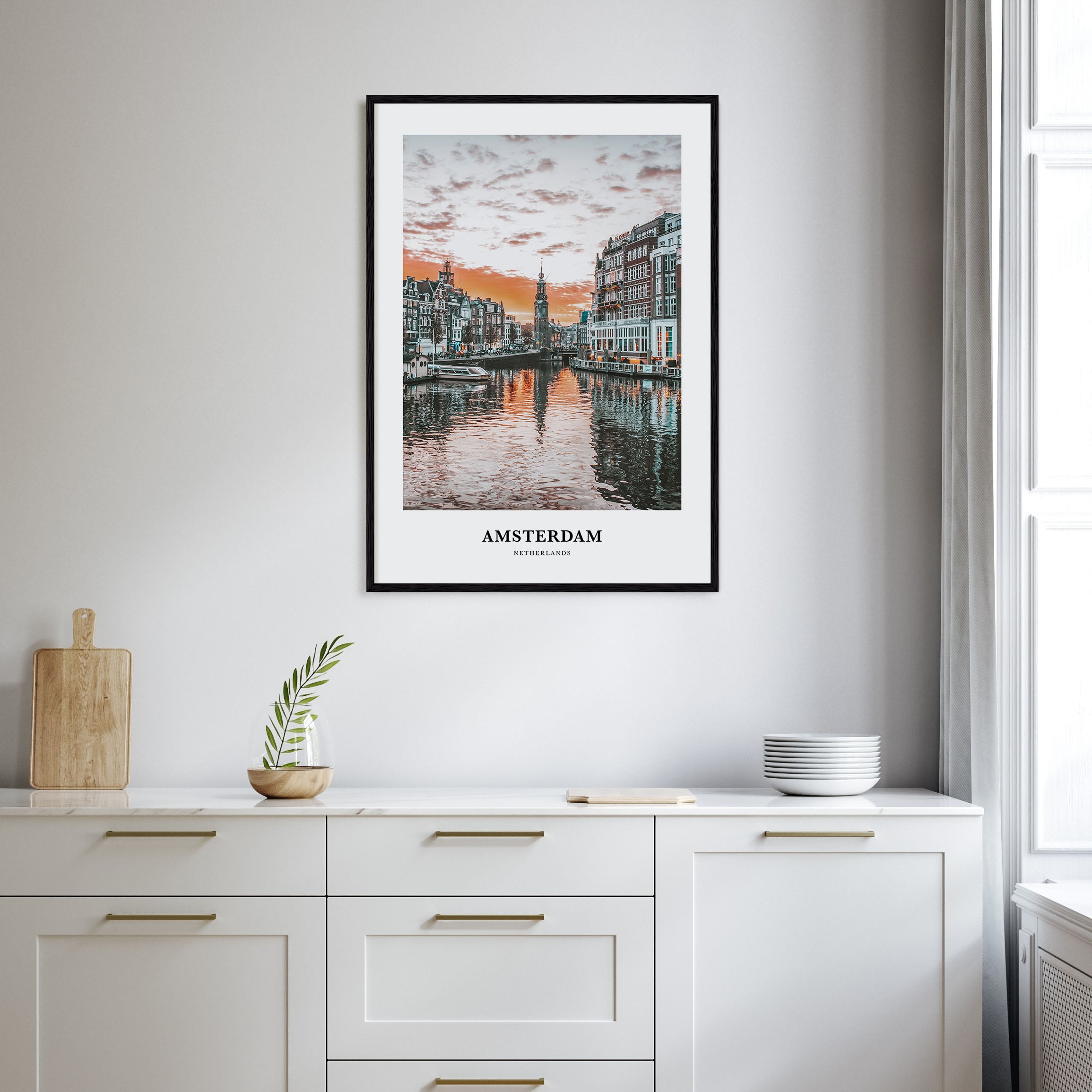 Amsterdam Portrait Color Poster