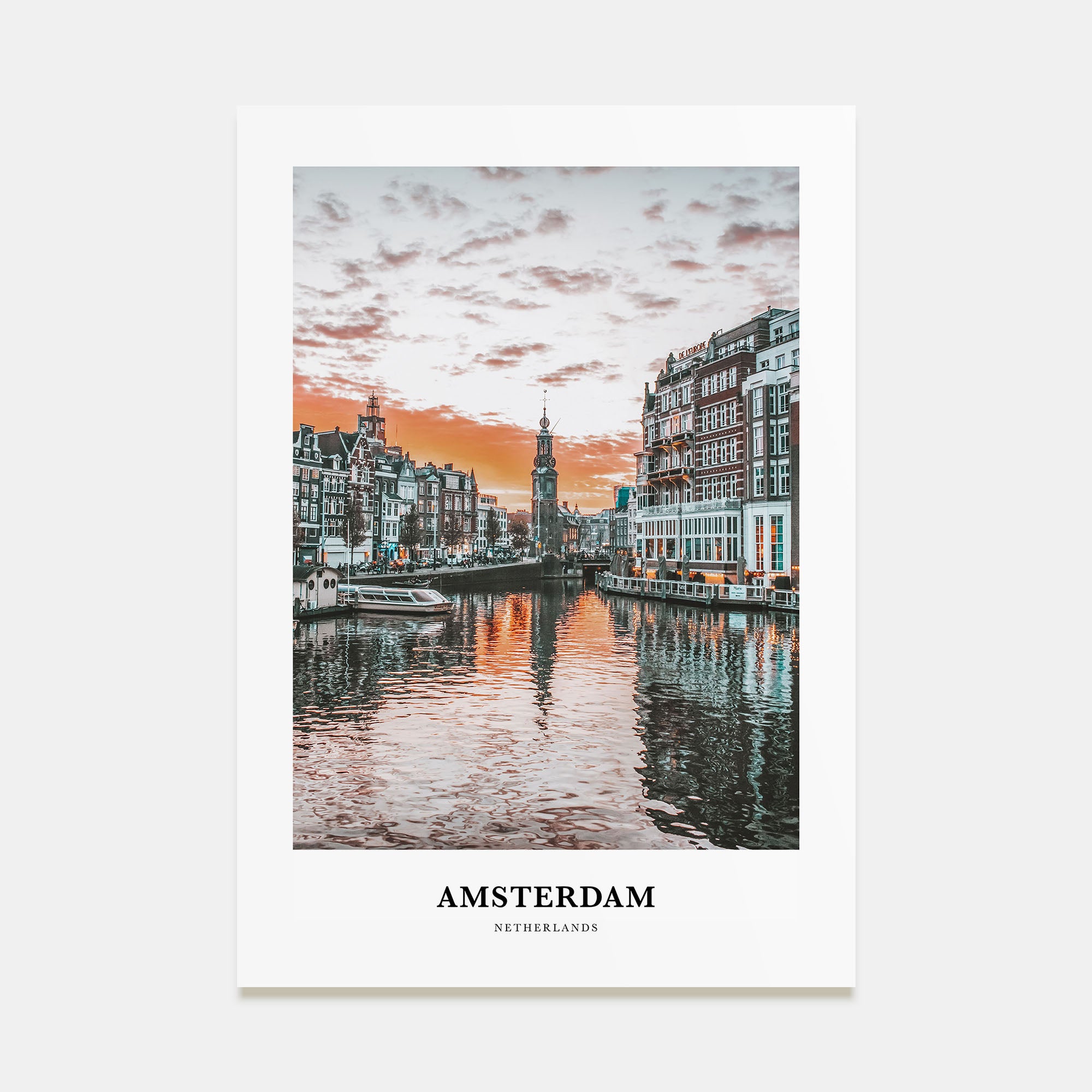 Amsterdam Portrait Color Poster
