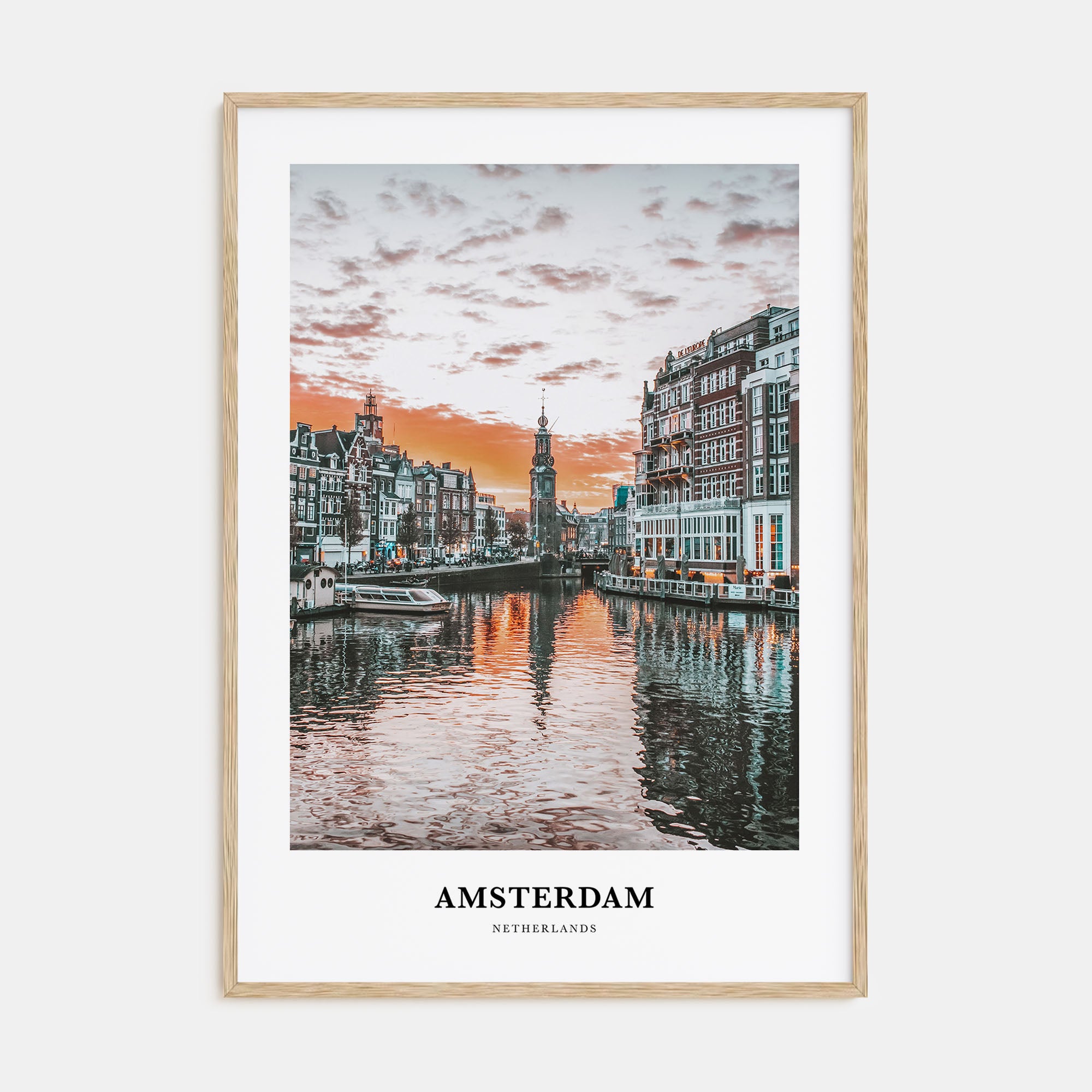 Amsterdam Portrait Color Poster