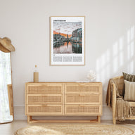Amsterdam Travel Color Poster