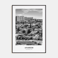Anaheim Portrait B&W No 1 Poster