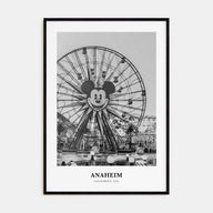 Anaheim Portrait B&W No 2 Poster