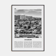 Anaheim Travel B&W No 2 Poster