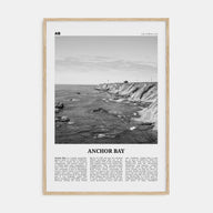 Anchor Bay Travel B&W Poster