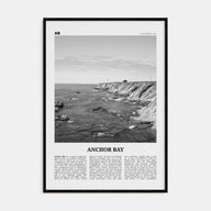 Anchor Bay Travel B&W Poster