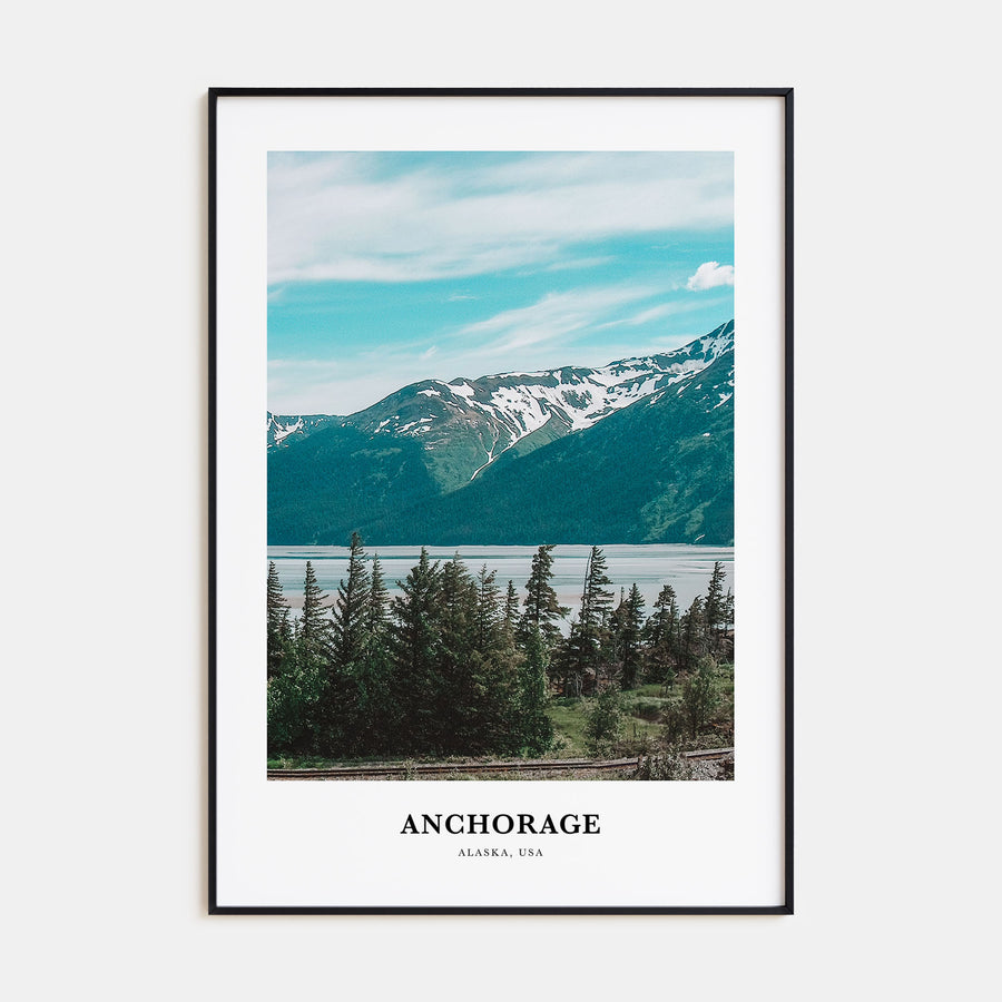 Anchorage Portrait Color Poster