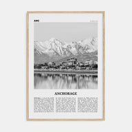 Anchorage Travel B&W Poster
