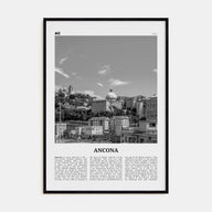Ancona Travel B&W Poster