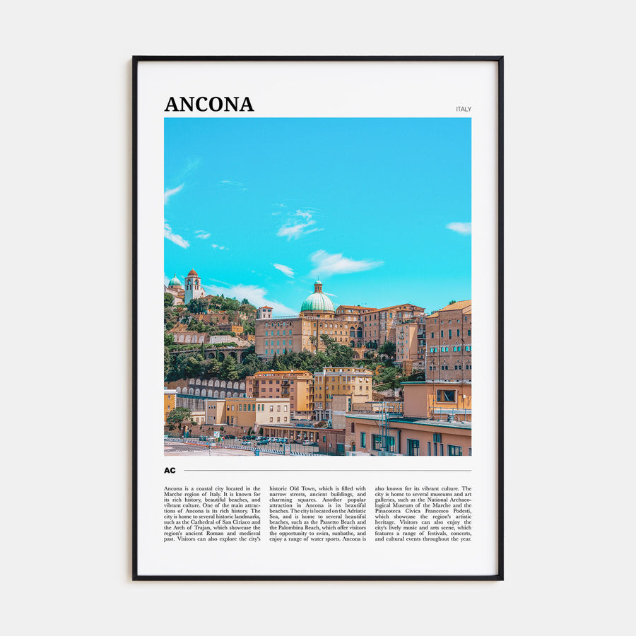 Ancona Travel Color Poster