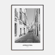 Andalusia Portrait B&W No 2 Poster