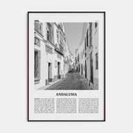 Andalusia Travel B&W No 1 Poster