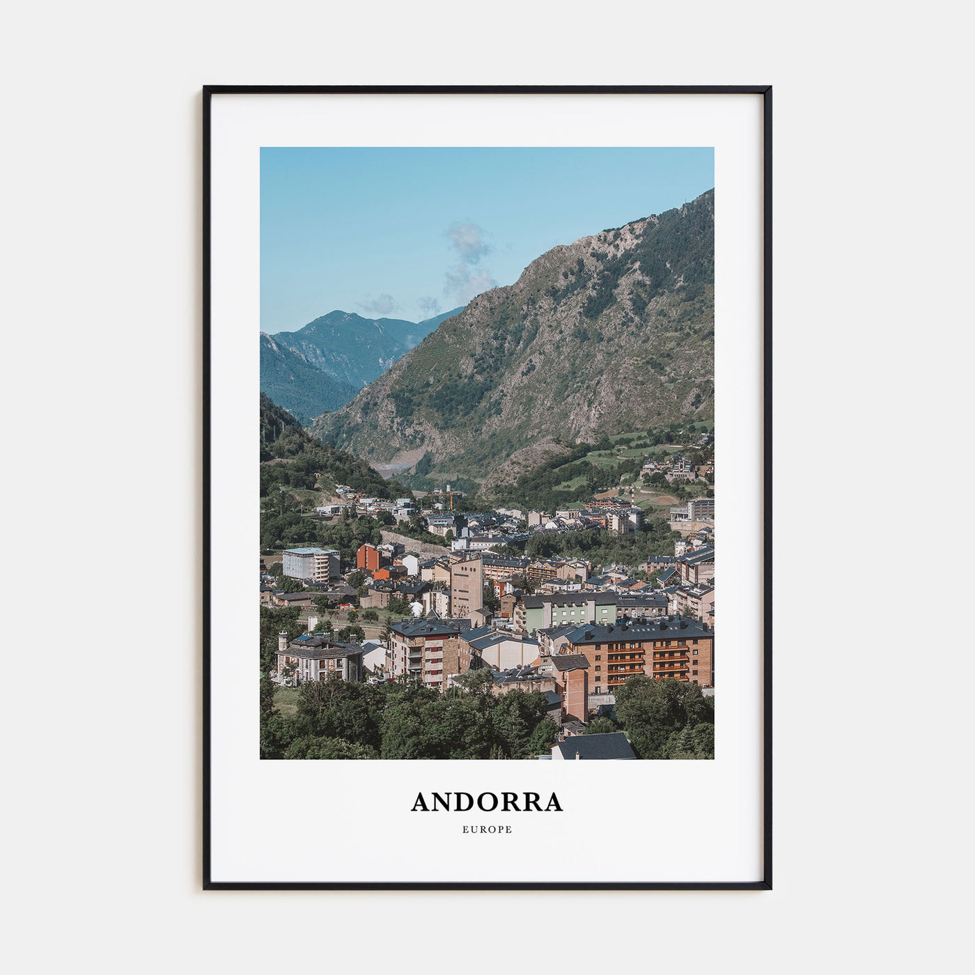 Andorra Portrait Color Poster