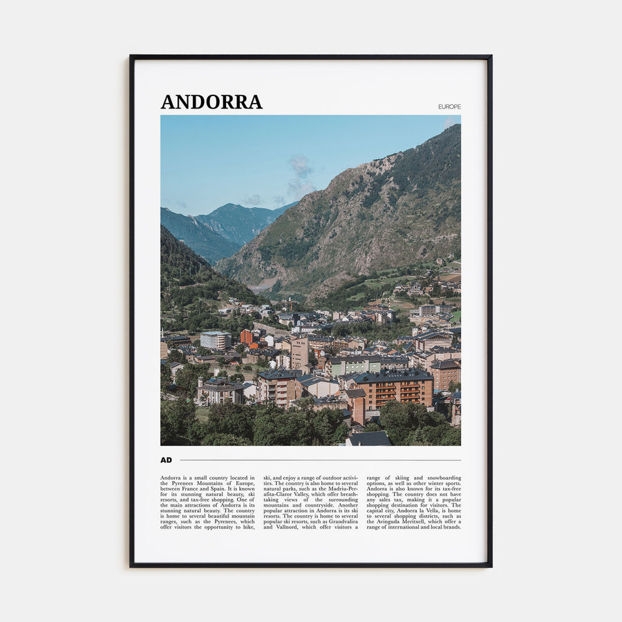 Andorra Travel Color Poster