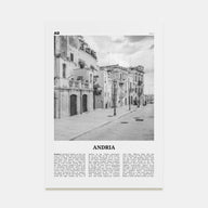Andria Travel B&W Poster