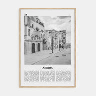 Andria Travel B&W Poster