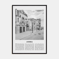 Andria Travel B&W Poster
