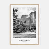 Angel Falls Portrait B&W Poster