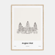 Angkor Wat Drawn poster