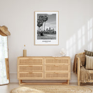 Angkor Wat Portrait B&W Poster