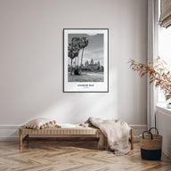 Angkor Wat Portrait B&W Poster