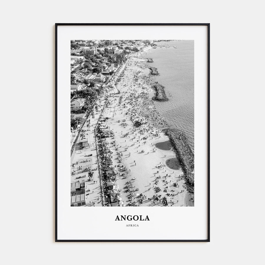 Angola Portrait B&W Poster