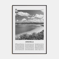 Anguilla Travel B&W Poster
